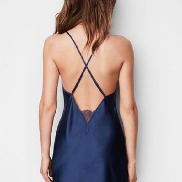 NEW VERY SEXY Chantilly Lace & Satin Slip Babydoll - Picture 3 of 5